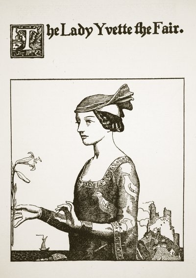 The Lady Yvette the Fair (illustration from 